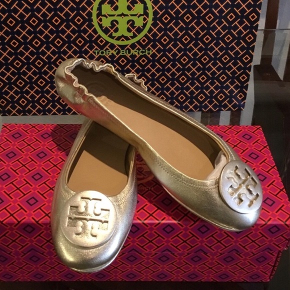 poshmark tory burch flats